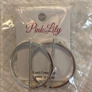Pink Lily Earrings